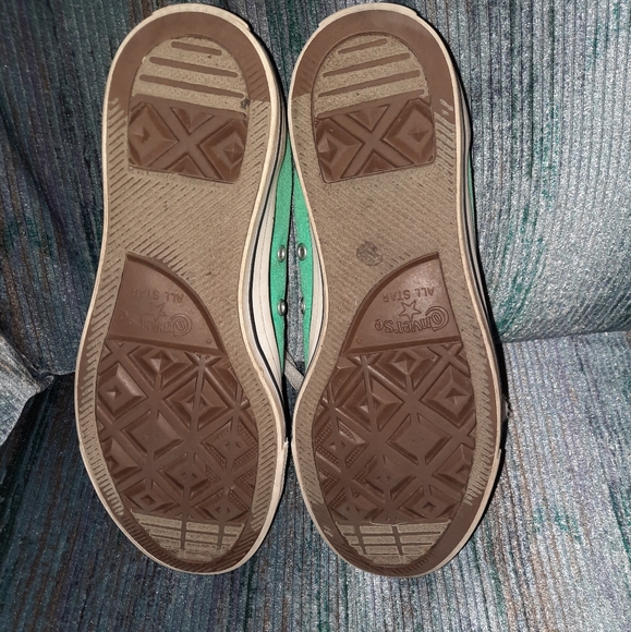 Turquoise Converse - Picture 2 of 3